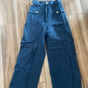 Ilana Kahn Mia Pant in Dark Indigo